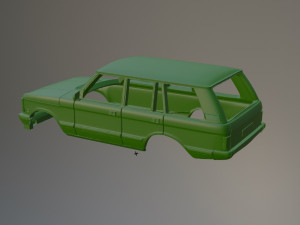 Range Rover Classic Printable Car Body 3Dプリントモデル