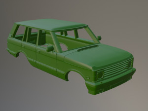Range Rover Classic Printable Car Body 3Dプリントモデル