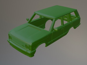 Range Rover Classic Printable Car Body 3Dプリントモデル