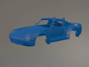 Karoseria Porsche 959 Rally do druku Model do druku 3D