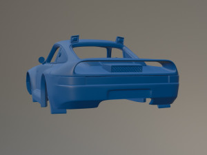 Porsche 959 Rally Printable Car Body 3D-Druckmodell