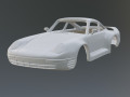 Porsche 959 Printable Car Body 3D Print Model