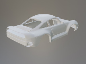 Porsche 959 Printable Car Body 3D-Druckmodell
