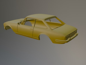 Peugeot 604 Coupe Printable Car Body Modelo de Impressão 3D