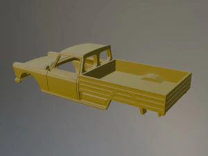 Peugeot 404 Pickup 3D Print Model