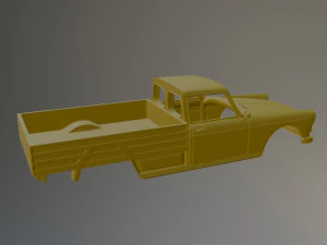 Peugeot 404 Pickup 3D Print Model