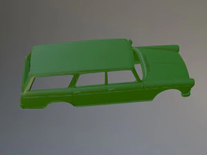 Peugeot 404 Estate Printable Car Body 3D Print Model