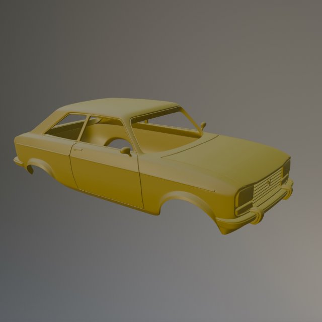 Peugeot 304 Coupe Modelo de impresión 3D .c4d .max .obj .3ds .fbx .stl .blend 