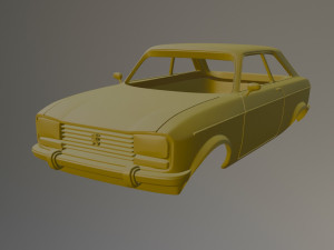 Peugeot 304 Coupe Modelo de impresión 3D
