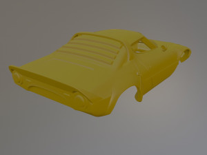 Lancia Stratos Stradale Printable Car Body 3D Print Model