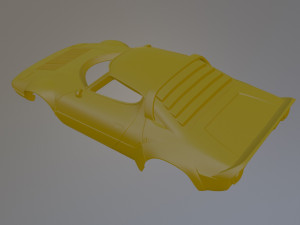 Lancia Stratos Stradale Printable Car Body 3D Print Model