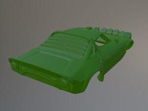 Lancia Stratos Rally Printable Car Body 3D 프린트 모델