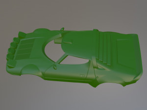 Lancia Stratos Rally Printable Car Body 3D 프린트 모델