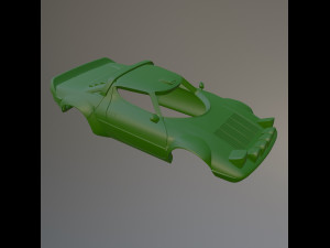 Lancia Stratos Rally Printable Car Body 3D 프린트 모델