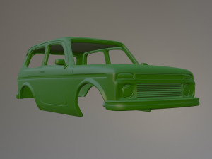 Lada Niva Printable Car Body Modello di stampa 3D