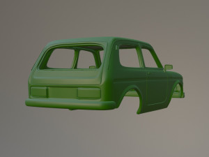Lada Niva Printable Car Body Modello di stampa 3D