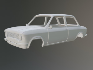 Fiat 128 Rally Printable Car Body 3D Print Model