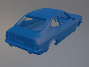 Fiat 128 Coupe Printable Car Body Model do druku 3D