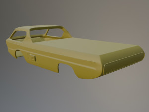 Deora I Printable Car Body 3D Print Model