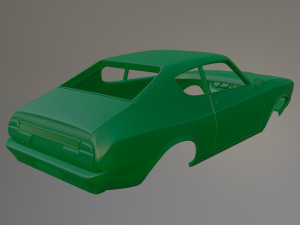 Datsun 710 Coupe Printable Car Body Modello di stampa 3D