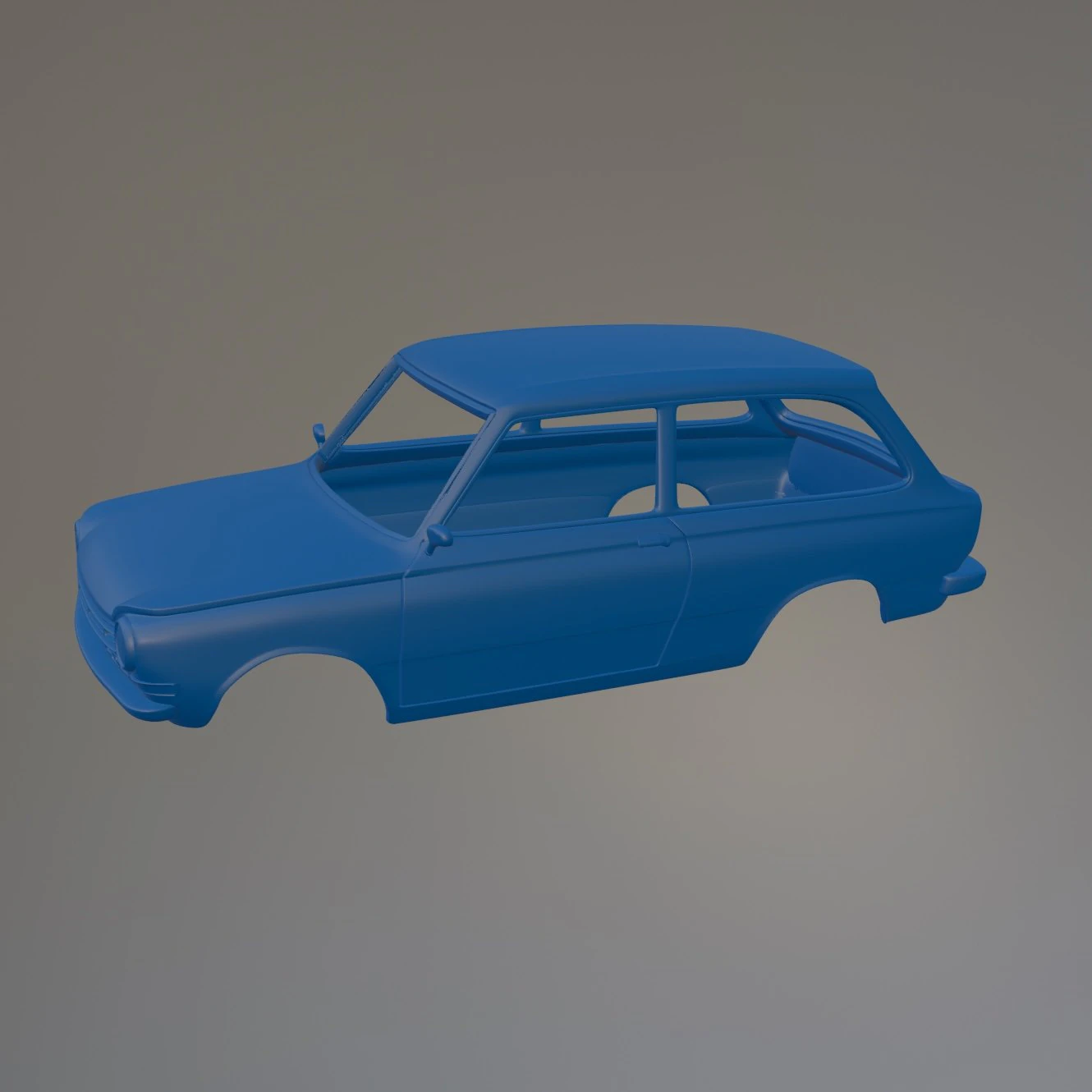 Daf 55 Estate Printable Car Body 3D Print Model .c4d .max .obj .3ds .fbx .stl .blend 