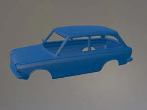 Daf 55 Estate Printable Car Body 3D Print Model