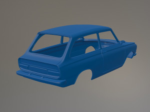 Daf 55 Estate Printable Car Body 3D-Druckmodell
