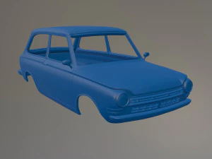 Daf 55 Estate Printable Car Body 3D Print Model