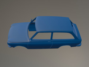 Daf 55 Estate Printable Car Body 3D-Druckmodell