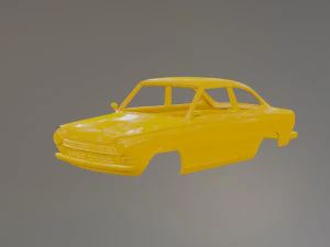 Daf 55 Printable Car Body 3D Print Model