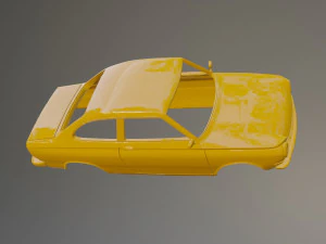 Daf 55 Printable Car Body 3D Print Model
