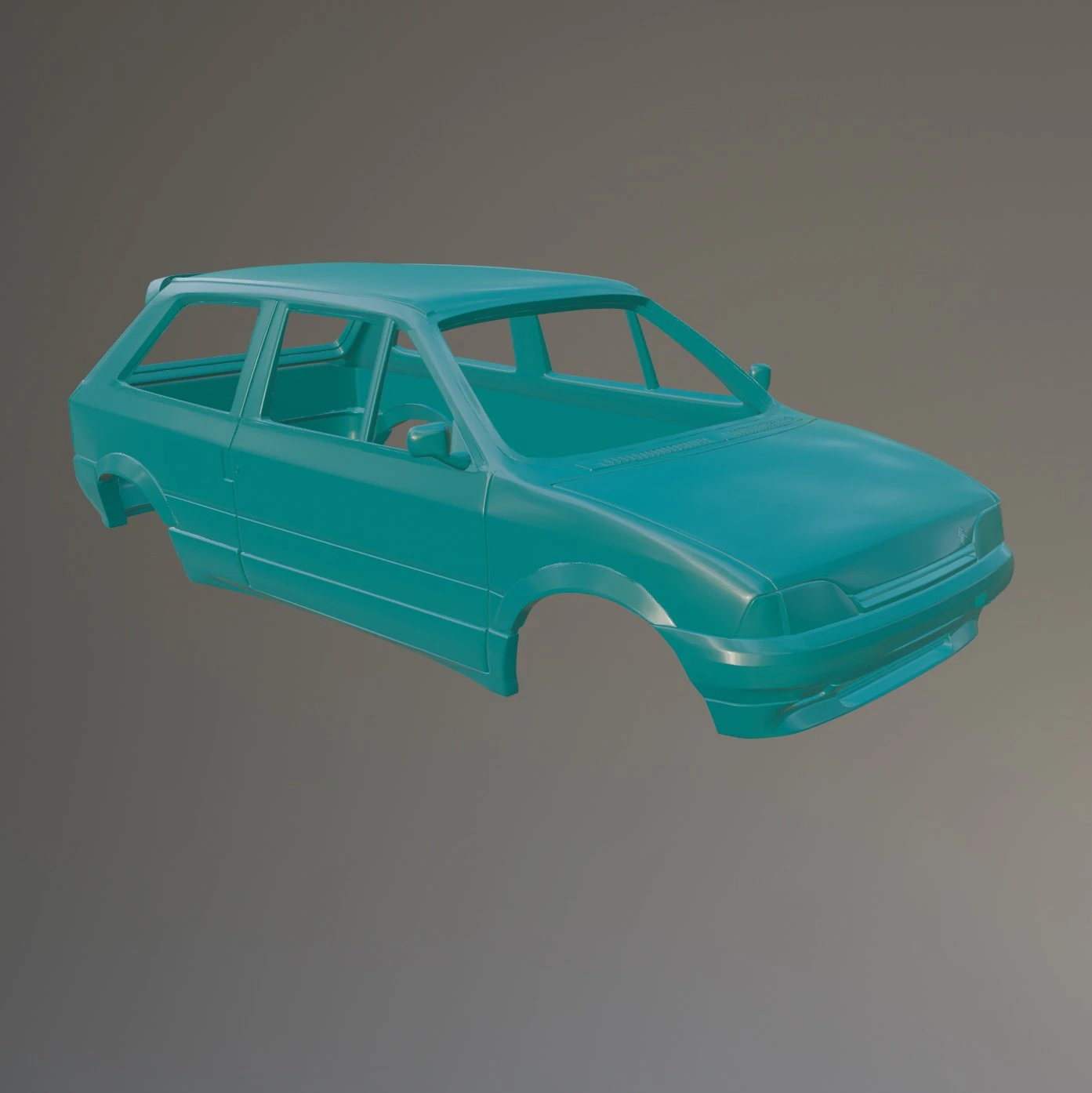 Citroen AX Sport Printable Car Body 3D Print Model .c4d .max .obj .3ds .fbx .stl .blend 