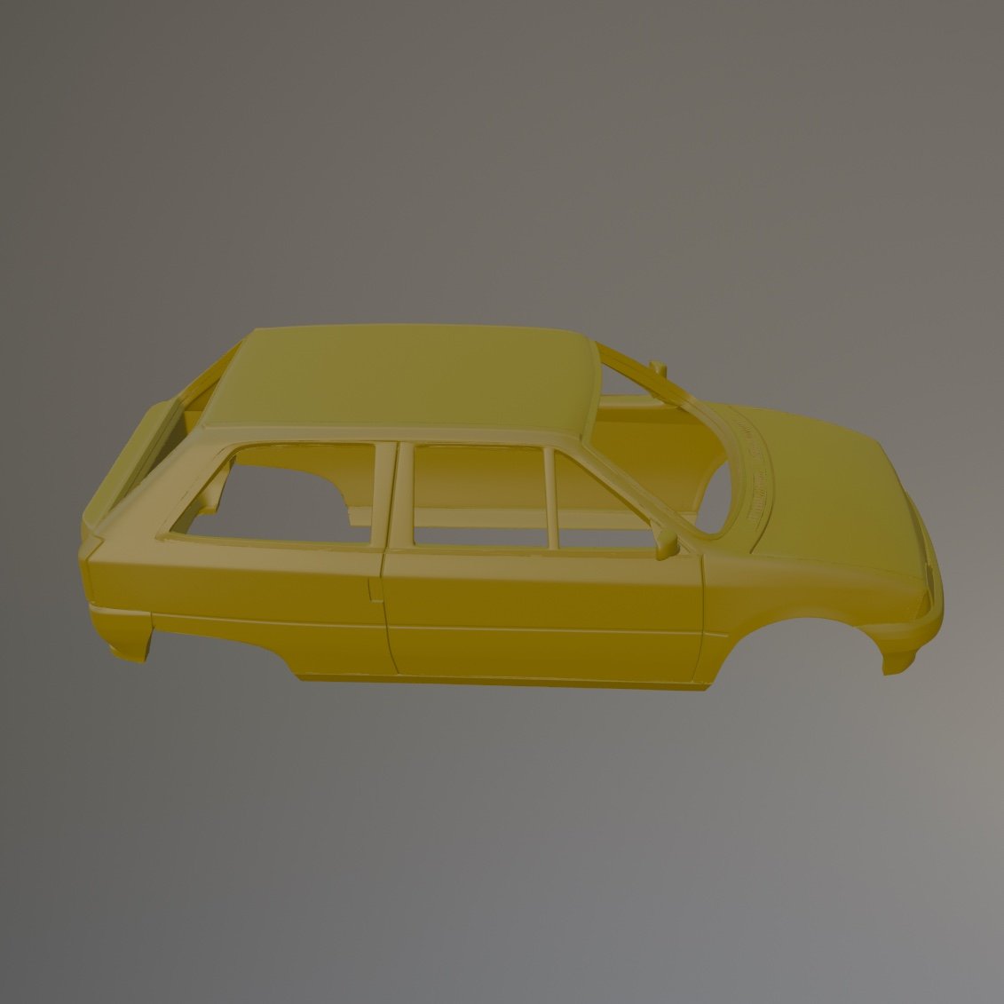Citroen AX Printable Car Body Modello di stampa 3D in Veicoli 3DExport