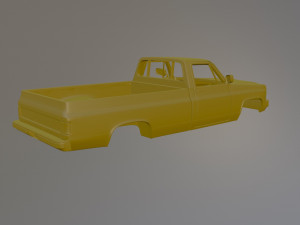 Chevrotlet C-K 20 Printable Car Body 3D 打印模型
