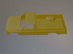 Chevrotlet C-K 20 Printable Car Body 3D 打印模型