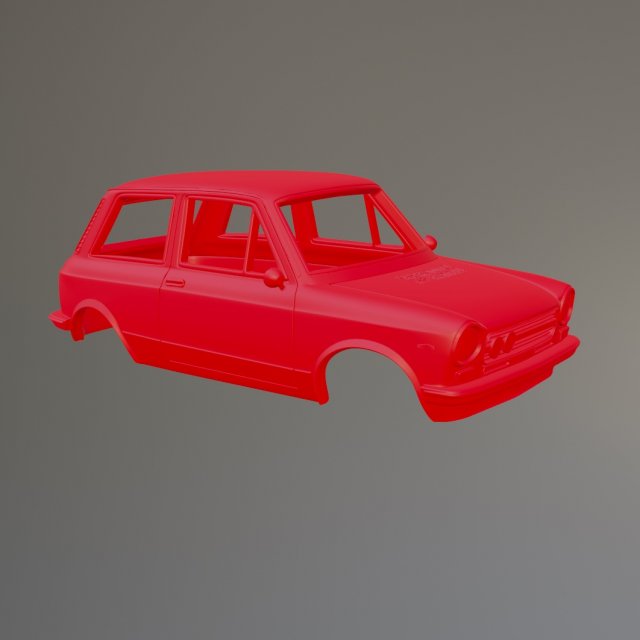 Autobianchi A112 Abarth Printable Car Body Modèles 3D en vedette .c4d .max .obj .3ds .fbx .stl .blend 