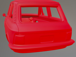 Autobianchi A112 Abarth Printable Car Body Modèles 3D en vedette