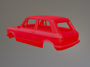 Autobianchi A112 Abarth Printable Car Body Modèles 3D en vedette