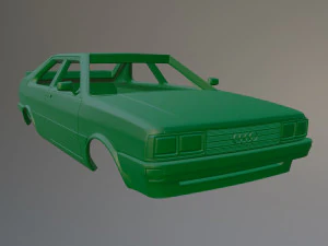 Кузов Audi A80 Coupe для печати 3D Принт Модель