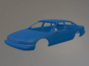93 Chevrolet Caprice Классический кузов для печати 3D Принт Модель