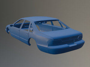 93 Chevrolet Caprice Classic Printable Car Body Modello di stampa 3D