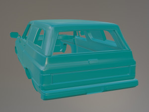 89 Chevrolet Blazer Printable Car Body 3D-Druckmodell