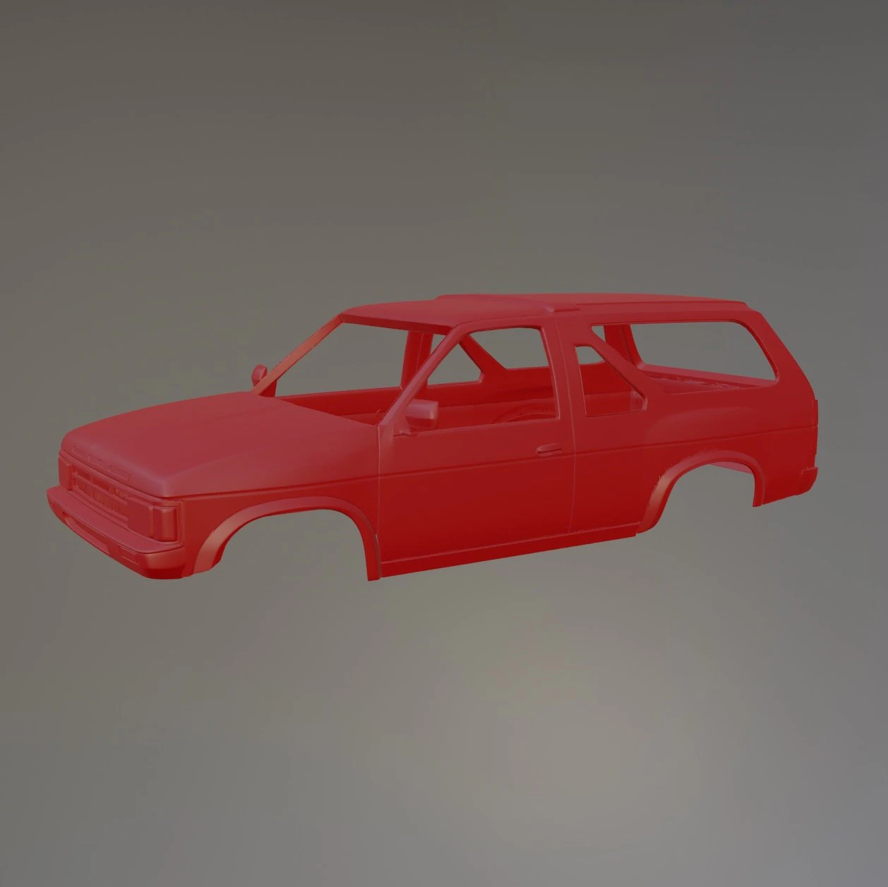 87 Nissan Pathfinder-Terrano Printable Car Body 3D Print Model .c4d .max .obj .3ds .fbx .stl .blend 