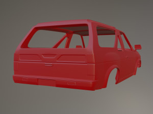 87 Nissan Pathfinder-Terrano Printable Car Body 3Dプリントモデル