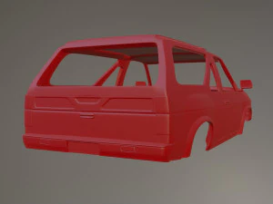 87 Nissan Pathfinder-Terrano Printable Car Body 3D Print Model