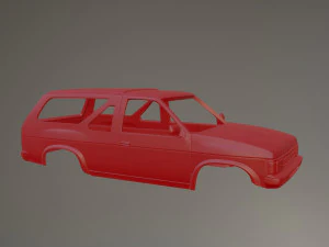 87 Nissan Pathfinder-Terrano Printable Car Body 3D Print Model