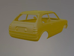 76 Honda Civic Printable Car Body 3D Print Model