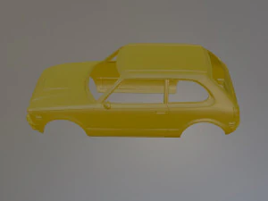 76 Honda Civic Printable Car Body 3D Print Model