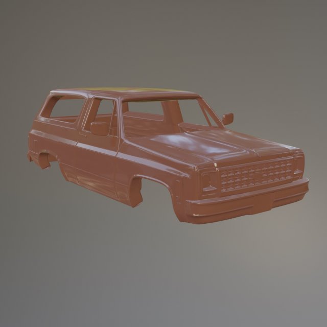 73 Chevrolet Blazer 3D प्रिंट मॉडल .c4d .max .obj .3ds .fbx .stl .blend 