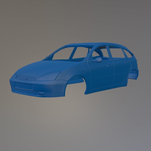 NeoClassic European Printable Car Body Modèles 3D en vedette .c4d .max .obj .3ds .fbx .stl .blend 